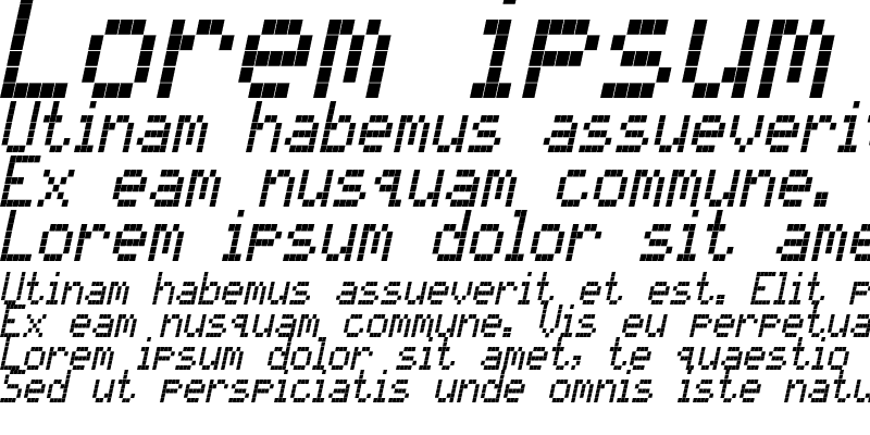 Sample of CallSeven-Italic