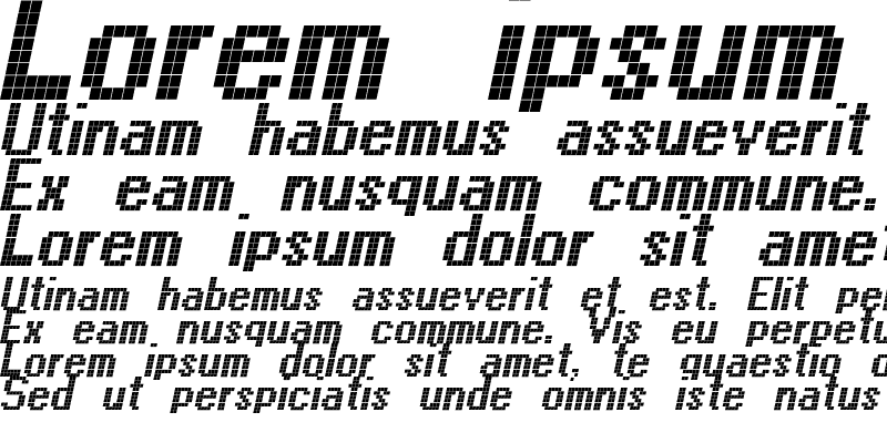 Sample of CallThree-Italic Regular