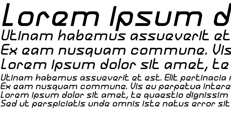 Sample of Canaletto Bold Italic