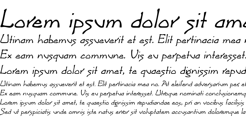 Sample of CannolotScriptSSK Italic