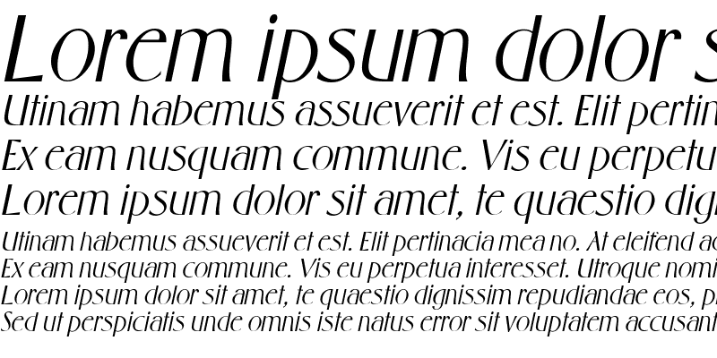 Sample of CapatolaSSK Italic