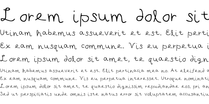 Sample of Capella Calligraphy Medium