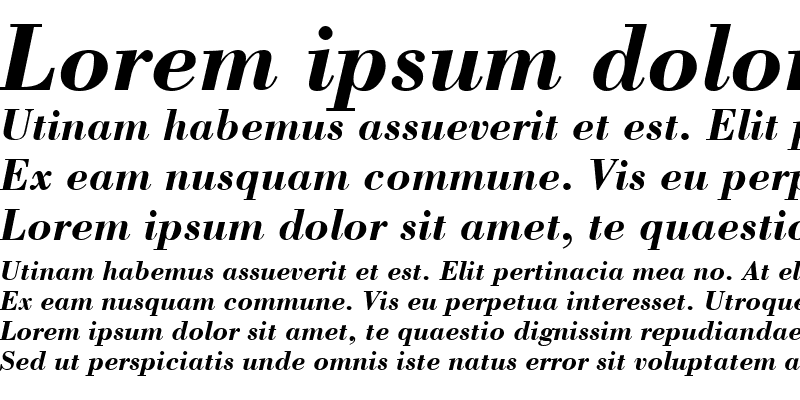 Sample of Capelli Bold Italic