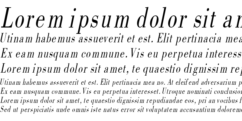 Sample of CapelliCondensed Italic