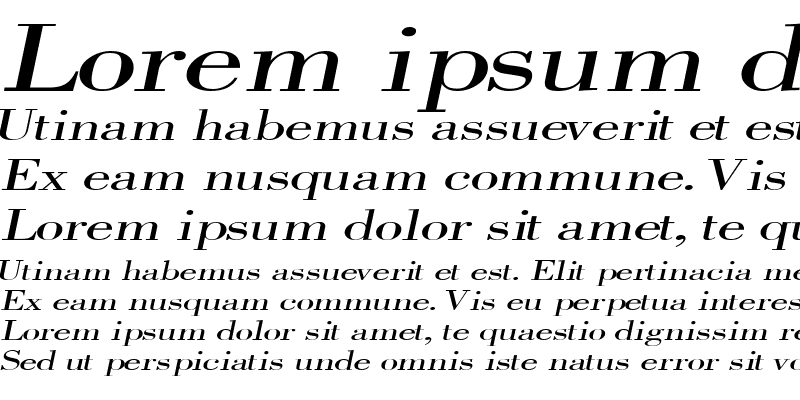 Sample of CapelliExtended Italic