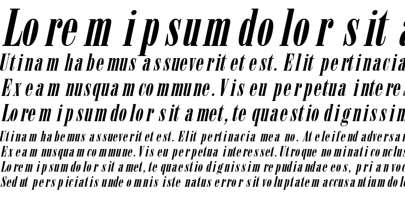 Sample of CapelliUltraCondensed Italic