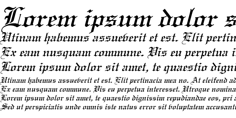 Sample of Captive Angel 6 Italic