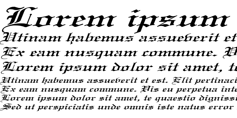 Sample of Captive Angel 9 Italic