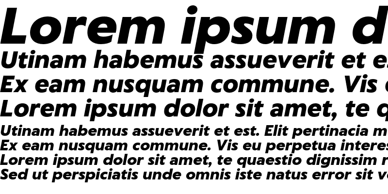 Sample of Captura Black Italic Demo