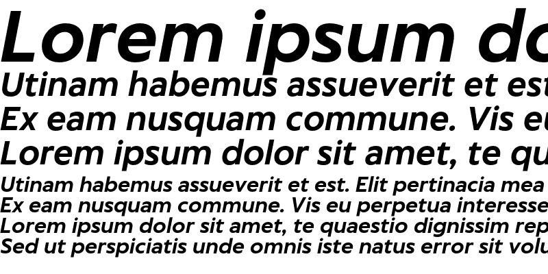 Sample of Captura Bold Italic Demo