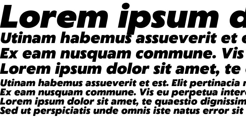 Sample of Captura Heavy Italic Demo