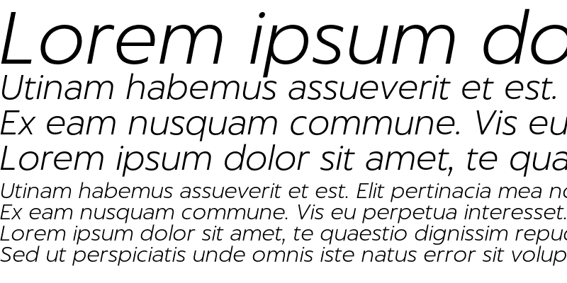 Sample of Captura Light Italic Demo