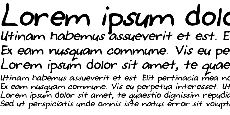 Sample of CarlysHand Bold Italic