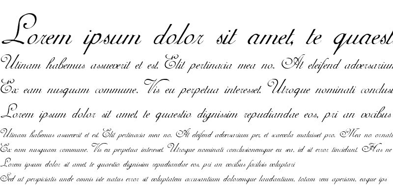 Sample of Carmel Script SSi Regular