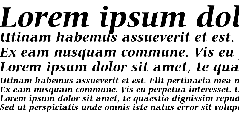 Sample of Carmina Md BT Bold Italic