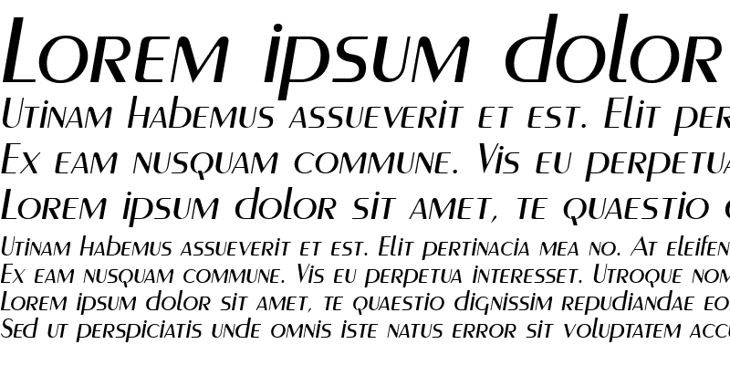 Sample of Carnati SSi Italic
