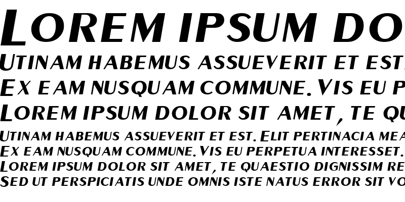 Sample of CarnatiSCapsSSK Bold Italic