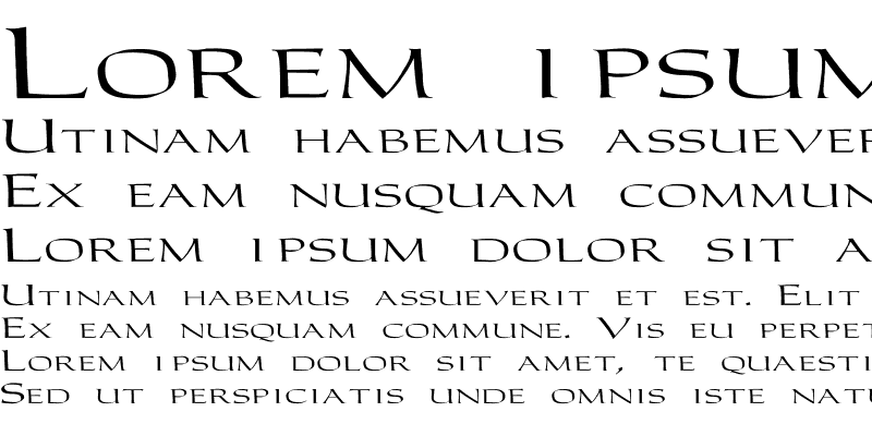 Sample of CarolusRomanFont Ex Regular