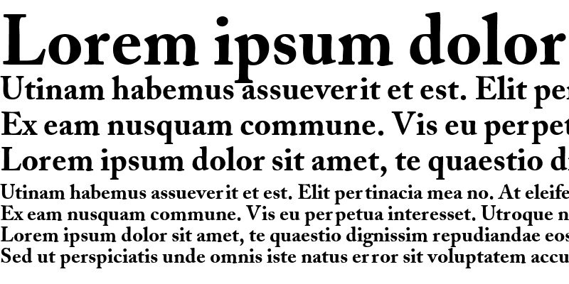 Sample of Carrola Bold