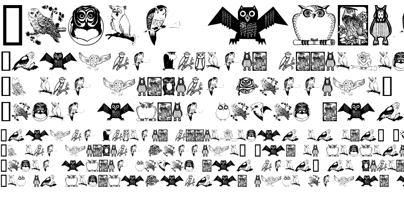 Sample of CarstensOwls
