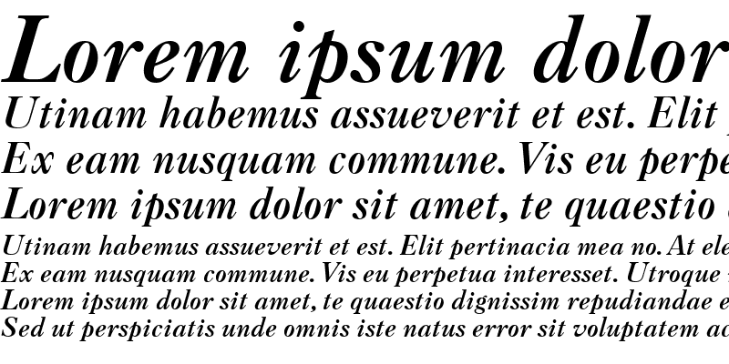 Sample of Caslon 3 RomanSC Italic