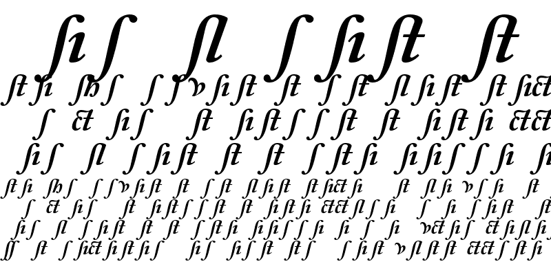 Sample of Caslon Alternate Black SSi Bold Italic