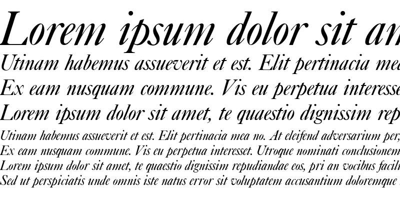 Sample of Caslon-Elegant Italic