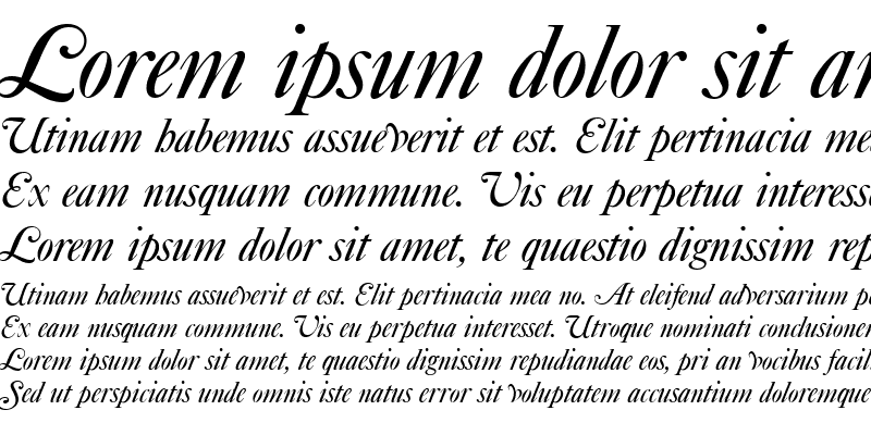 Sample of Caslon-Elegant-Swash Italic