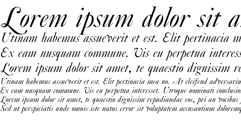Sample of CaslonC437 SmallCaps Italic