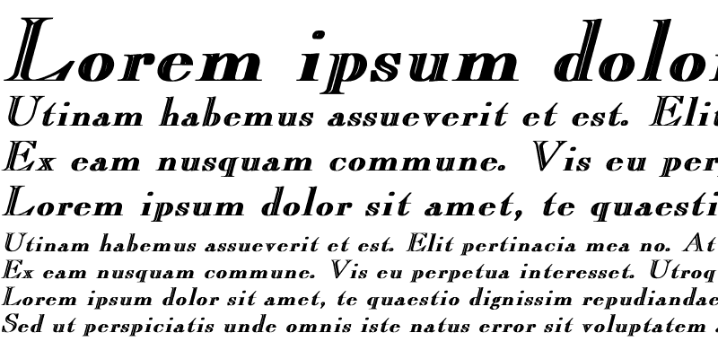 Sample of CaslonOpenFace Bold Italic