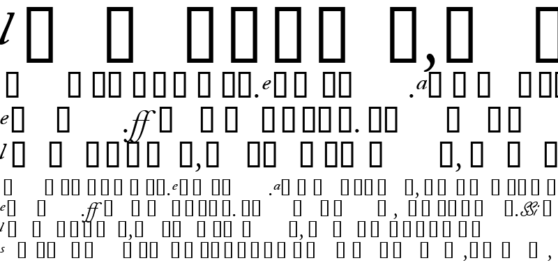 Sample of CaslonProSSK Italic