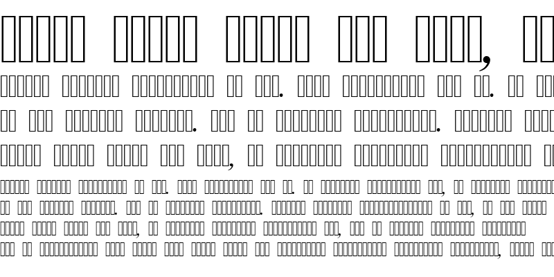 Sample of CaslonSwashC