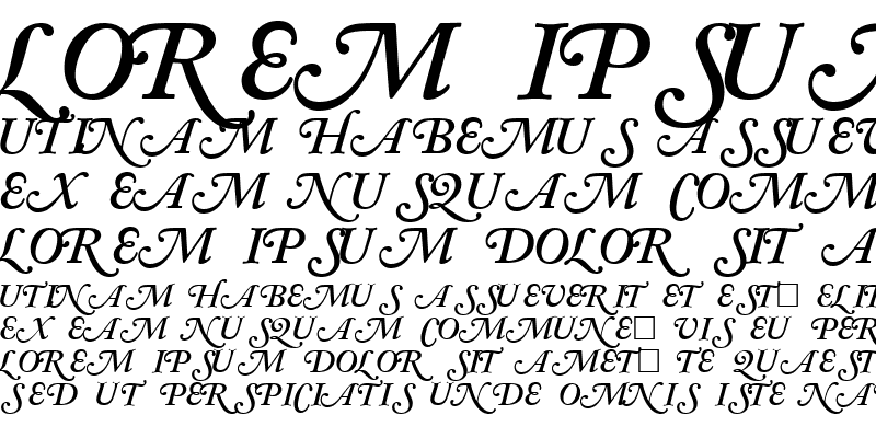 Sample of CaslonSwashCapsSSK Bold Italic