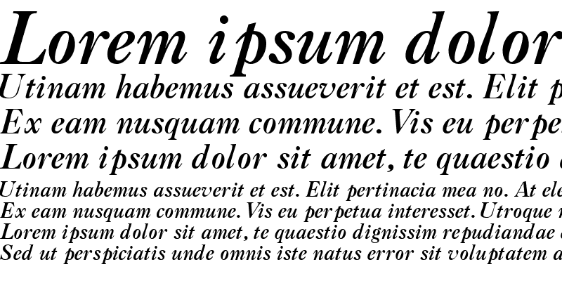Sample of CaslonThreeSSK Italic