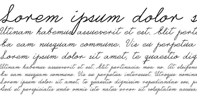 Sample of Castro Script PERSONAL USE ONLY Regular