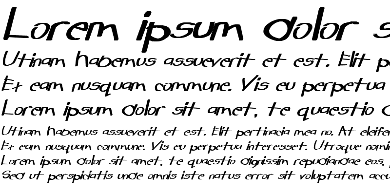 Sample of Catatonic 7 Bold Italic