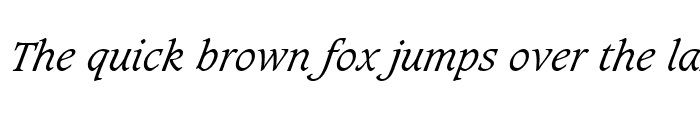 Preview of Caxton LT Light Italic