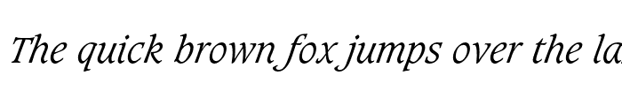 Preview of Caxton Std Light Italic