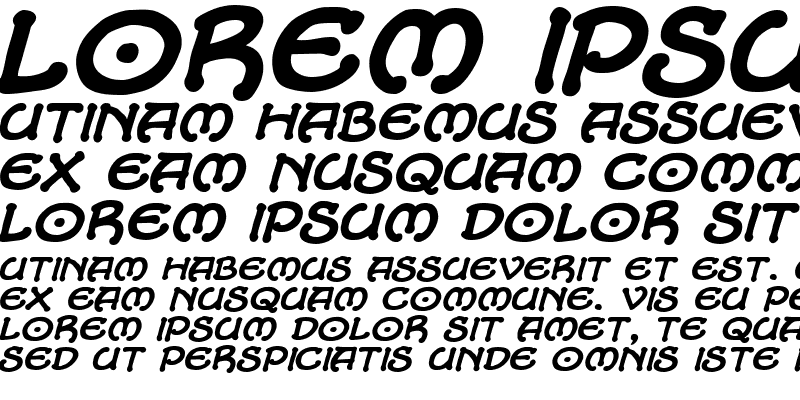 Sample of CC Alchemite Bold Italic