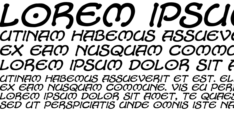 Sample of CC Alchemite Italic