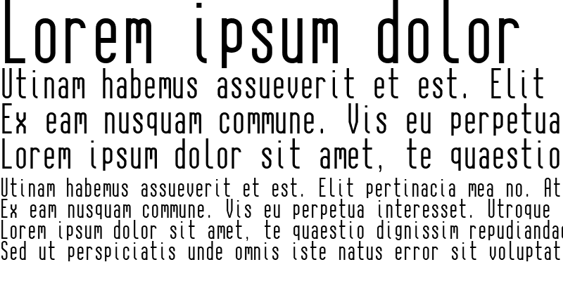 Sample of CCC6Font