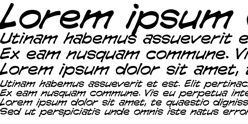 Sample of CCComicrazy Medium Italic