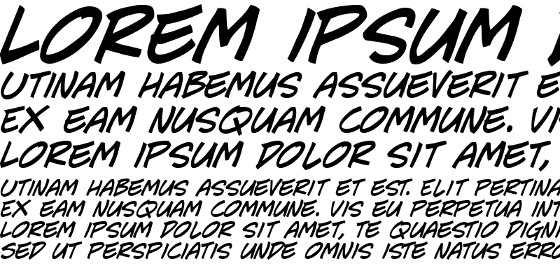 Sample of CCJeffCampbell Italic