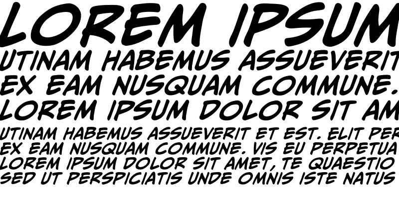 Sample of CCMeanwhile Bold Italic