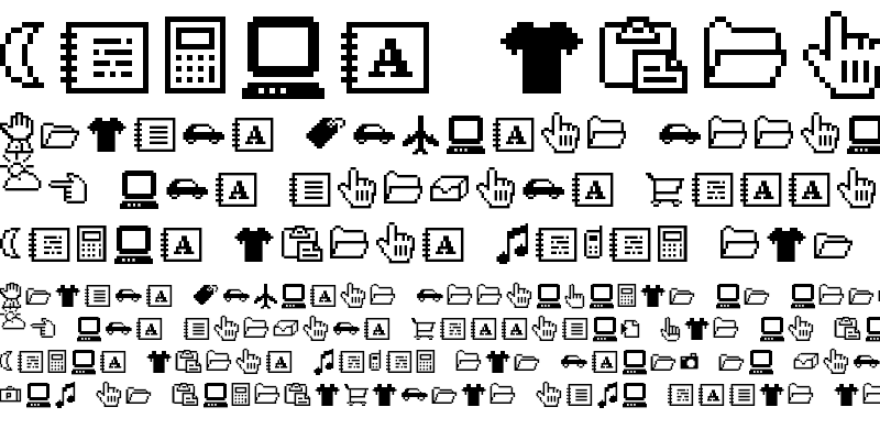 Sample of CD-Icons Regular