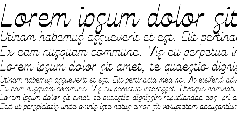 Sample of Celestine LightItalic