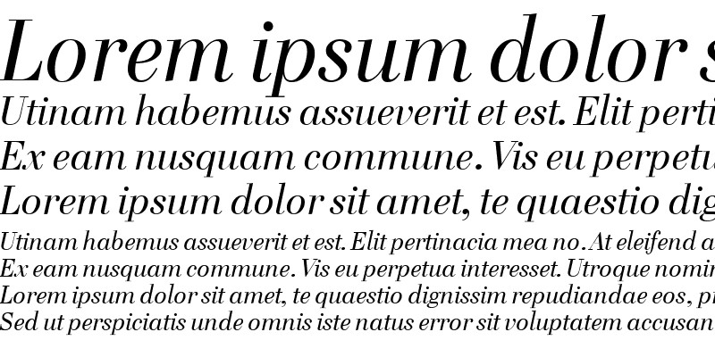 Sample of CelliniTitling-Italic