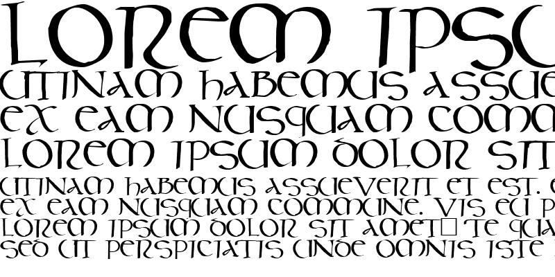 Sample of Celt Script