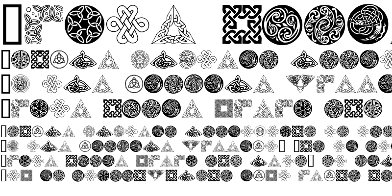 Sample of Celtic Elements IV Regular