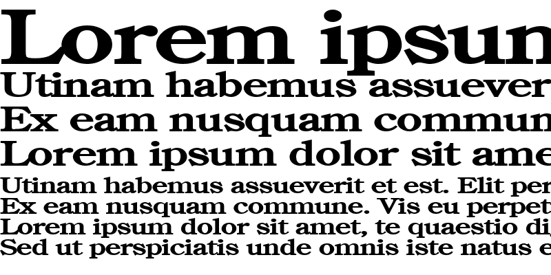 Sample of CentimeExtended Bold